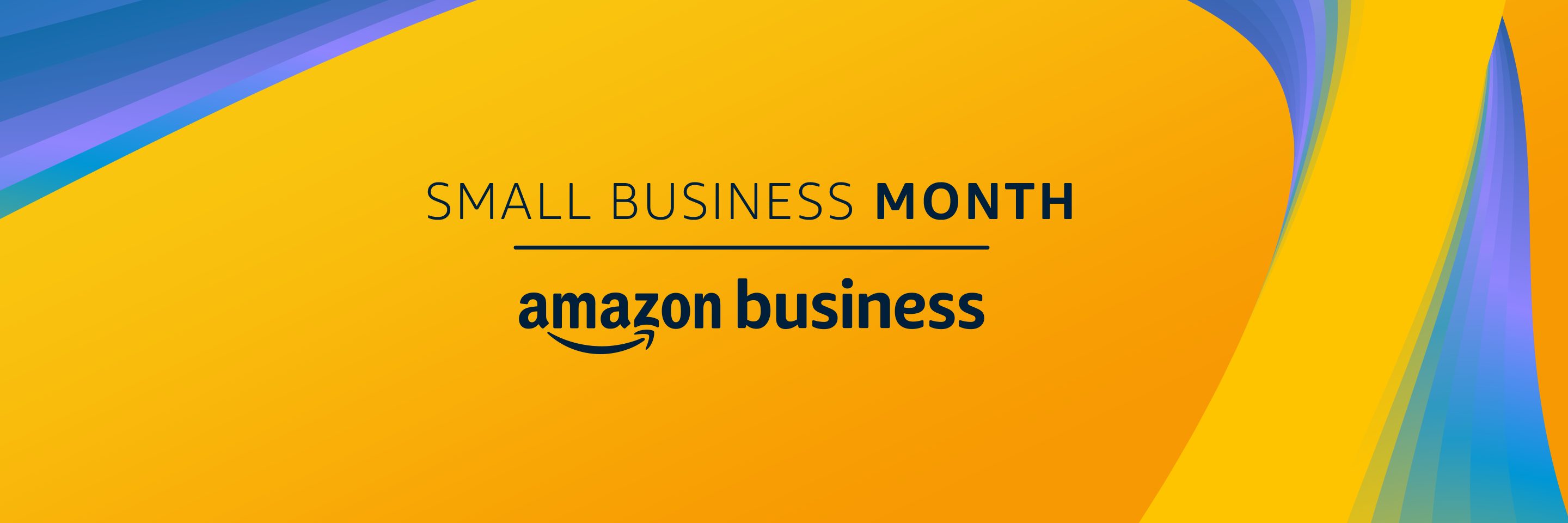 Anuncio de las ofertas del mes de la pequeña empresa de Amazon Business